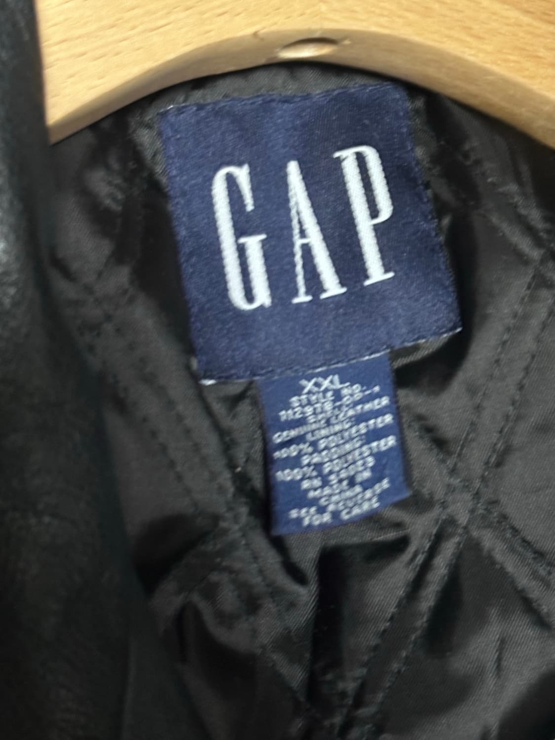 올드갭 GAP 리얼 레더 자켓 (XXL) 상품이미지4