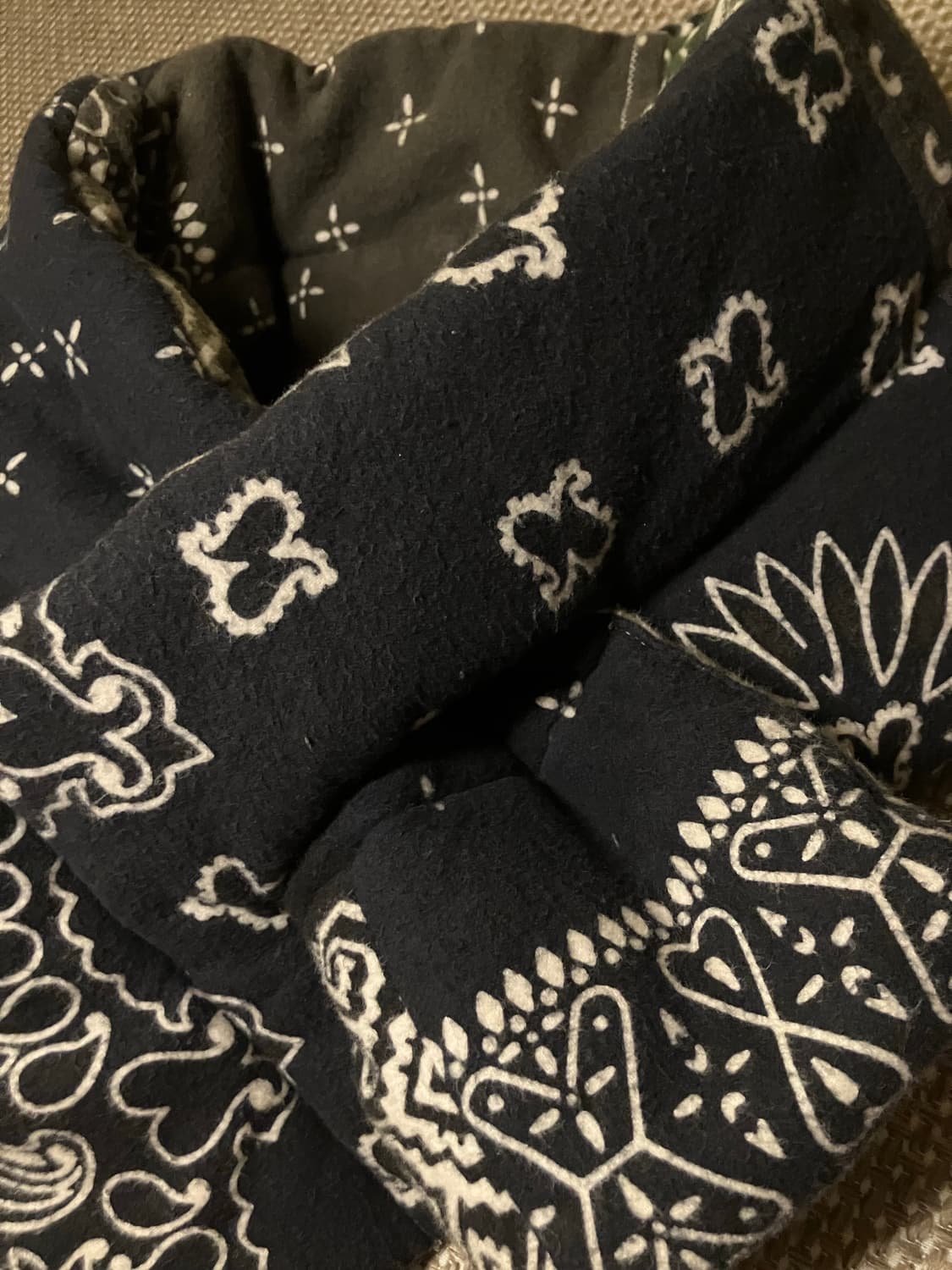 캐피탈 / 반다나 머플러 / 블랙 상품이미지3