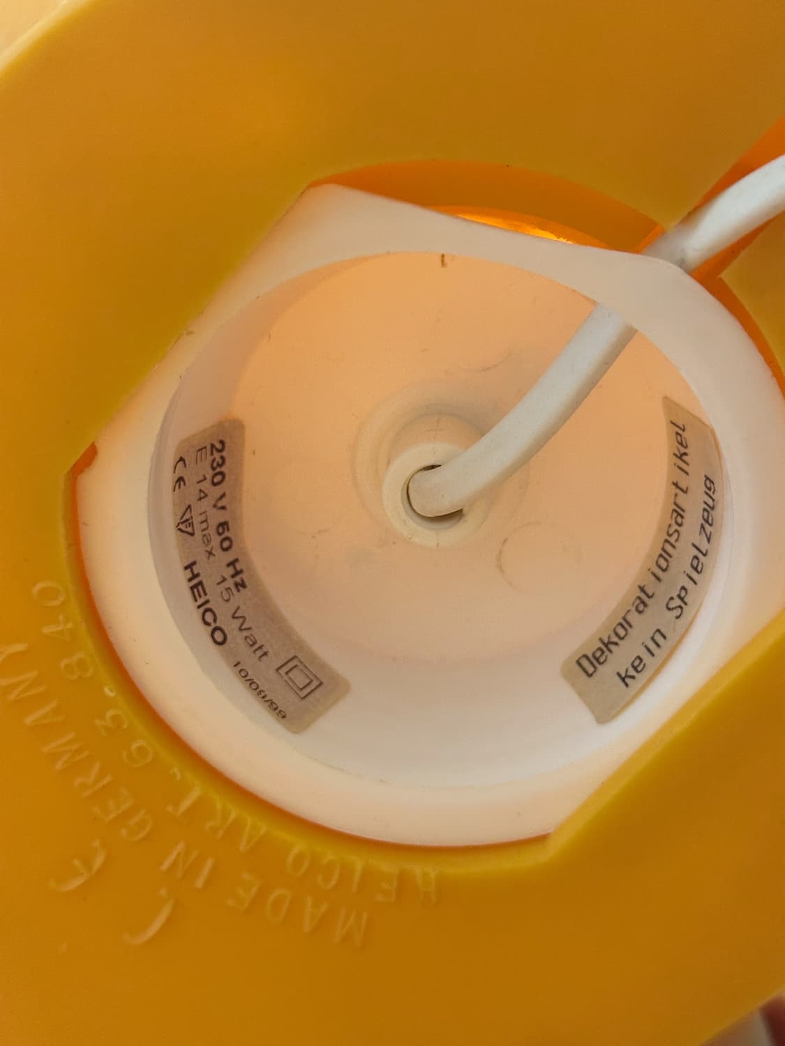 00’s 독일 Heico 빈티지 테이블 조명 기린 소품 인 상품이미지10