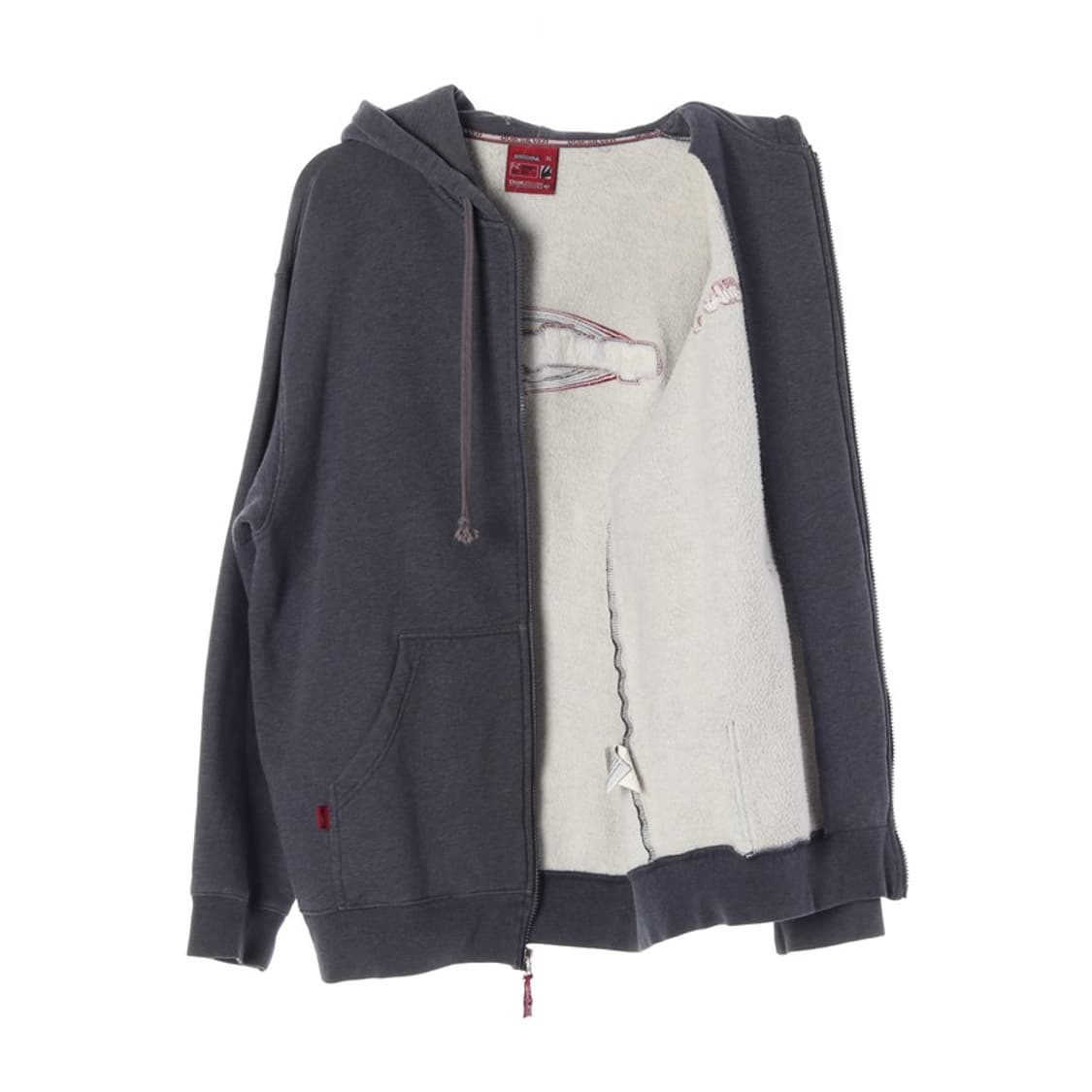 퀵실버 아카이브 자수 로고 후드 집업 XL 상품이미지2