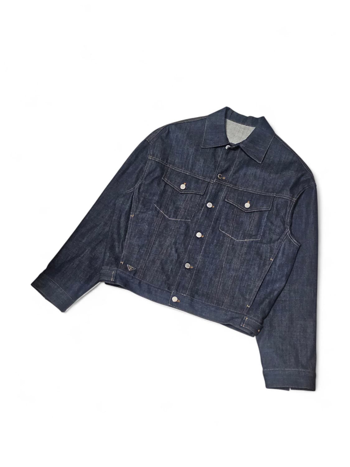프라다 삼각로고 오버사이즈 데님 자켓 상품이미지10