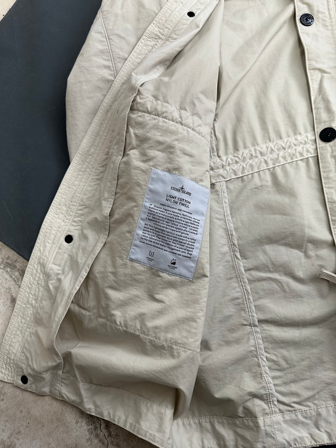 Stone island LIGHT COTTON NYLON TWILL 상품이미지10