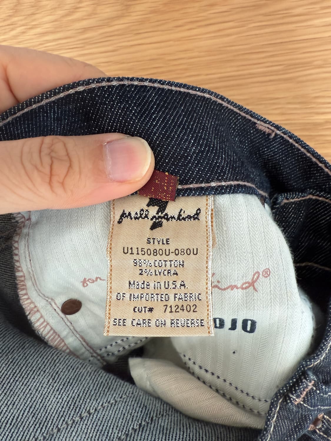 세븐포올맨카인드 부츠컷 데님 청바지(U.S.A) 상품이미지7