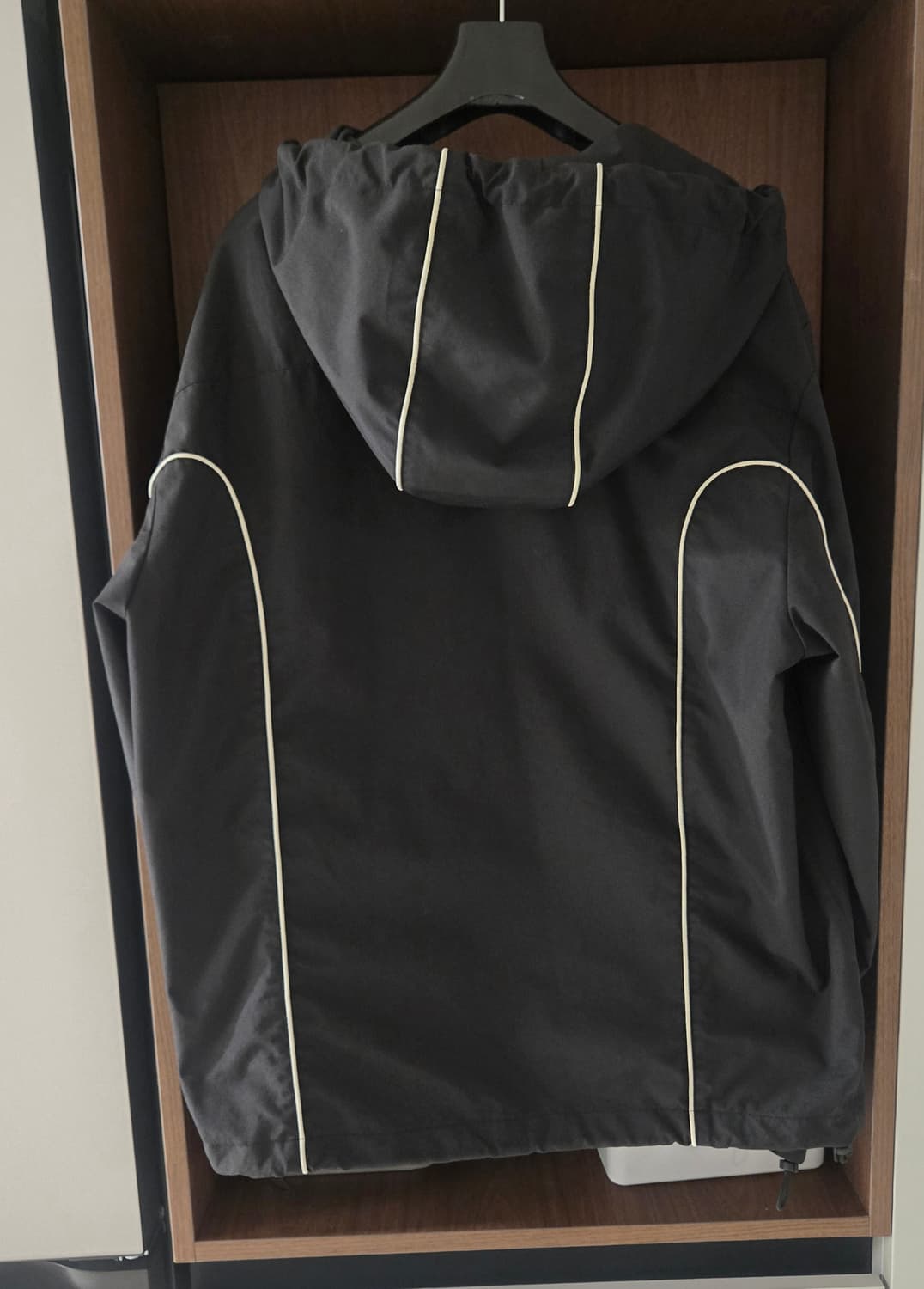 디젤/J하이브스 콘트라스트
 파이핑 윈드브레이커 재킷 블랙/l 상품이미지4