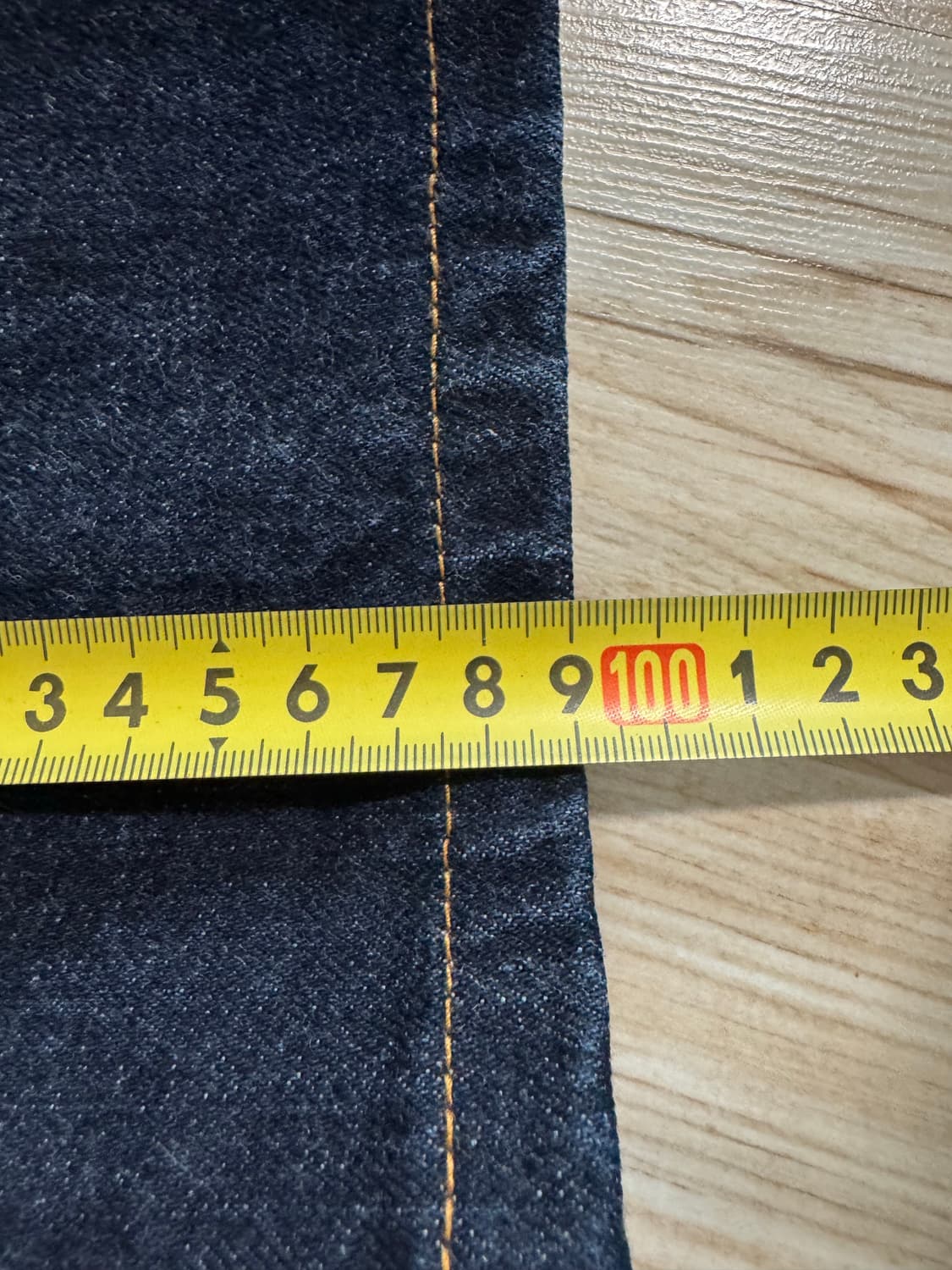 [30] 비슬로우 CONE MILL 딥 원턱 데님 팬츠 인디고 상품이미지8