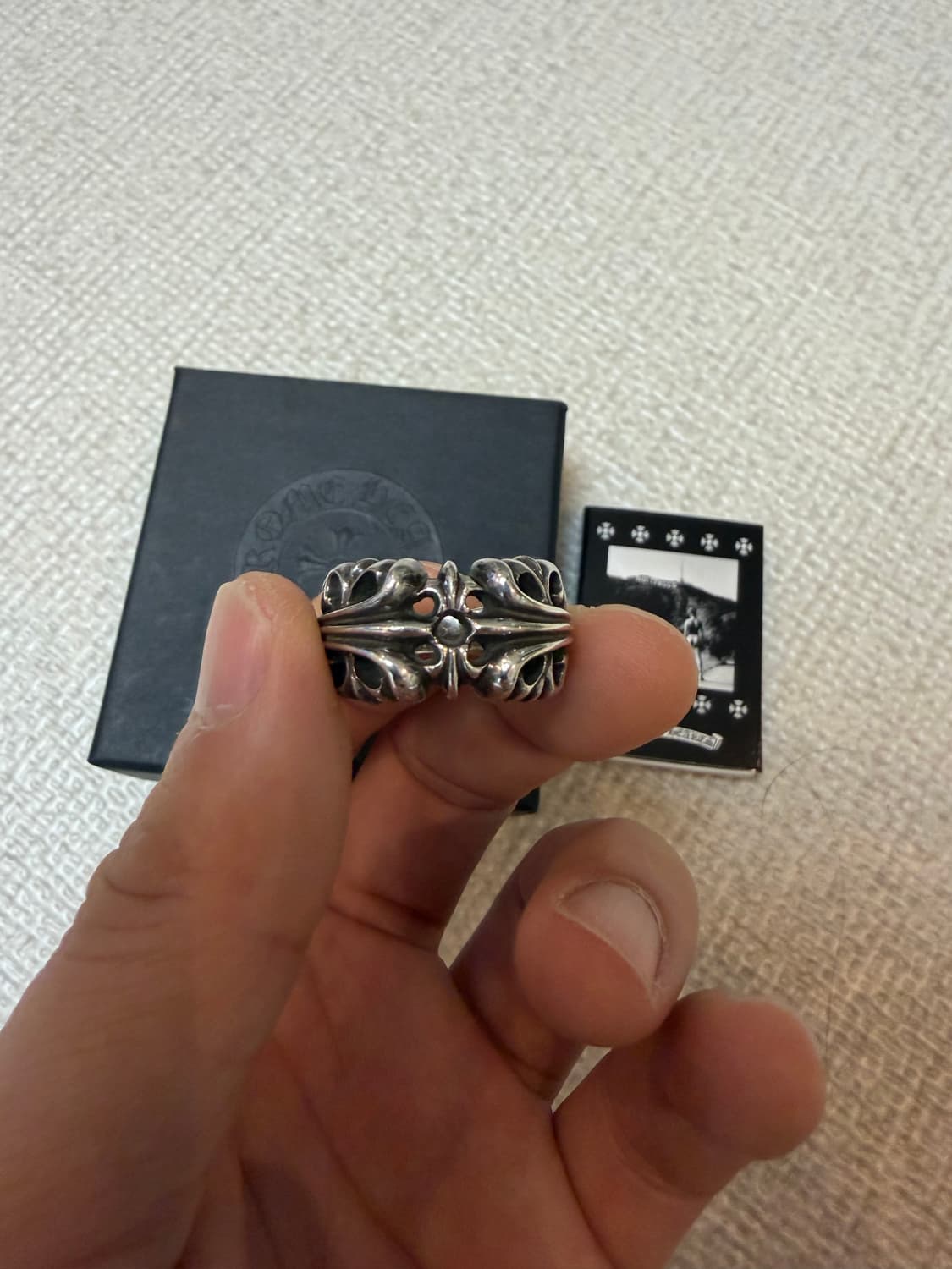 [US8, 한국17호] 크롬하츠 K&T 케이앤티 링 상품이미지3