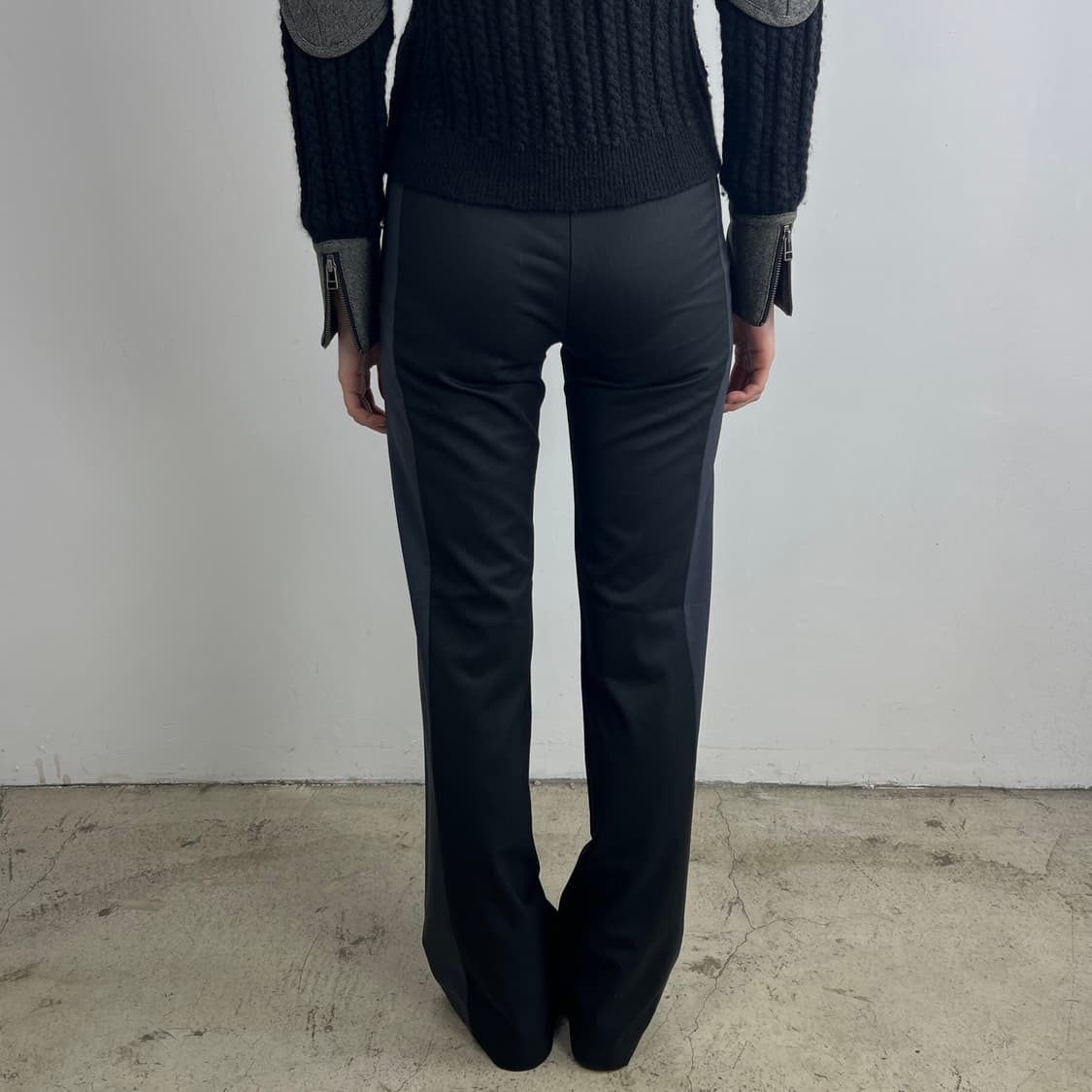 디젤 사이드 라인 플레어핏 울 트라우저 상품이미지2