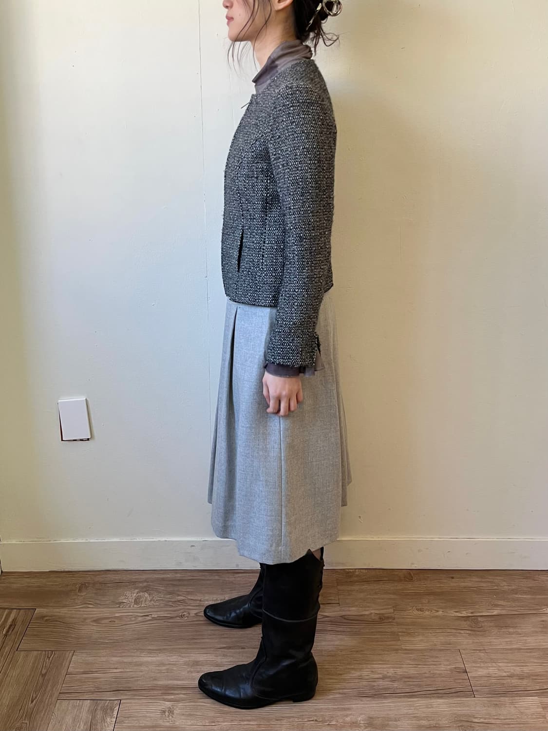 버버리 트위드 자켓 상품이미지8