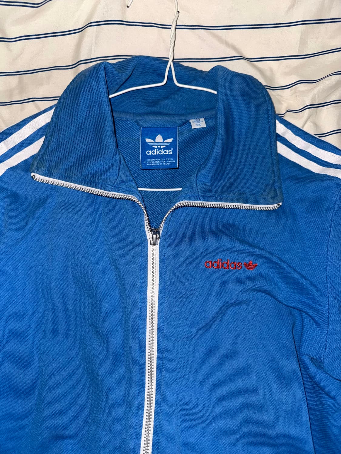 아디다스 베켄바우어 져지 트랙탑 스카이블루 90 상품이미지3