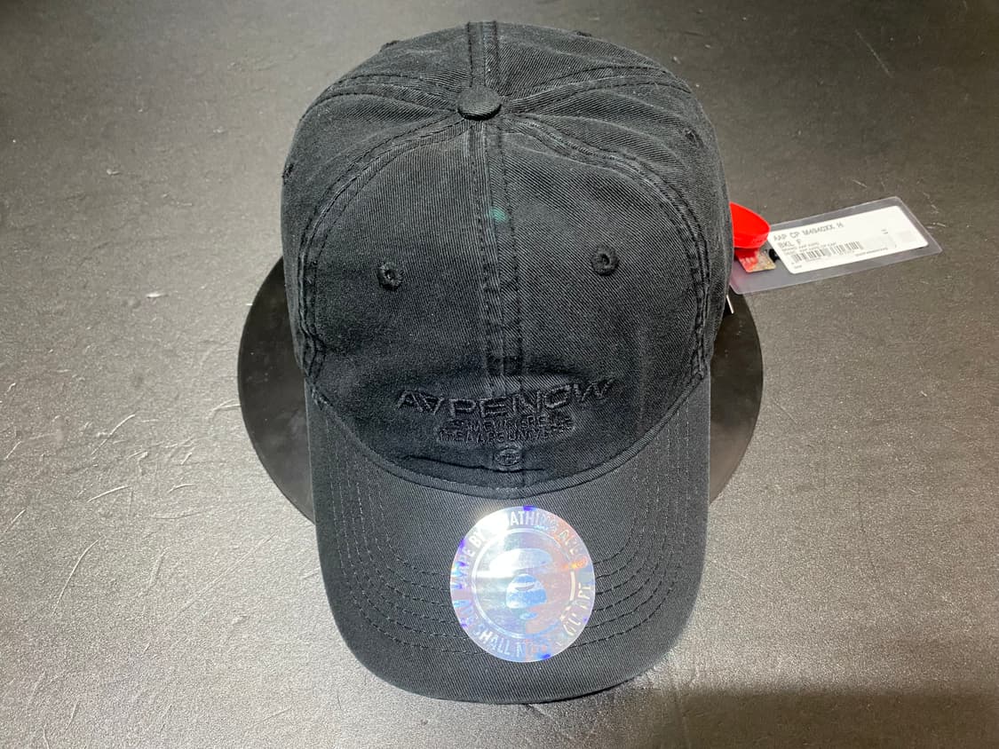 AAPE NOW cap-black-25ss  상품이미지1