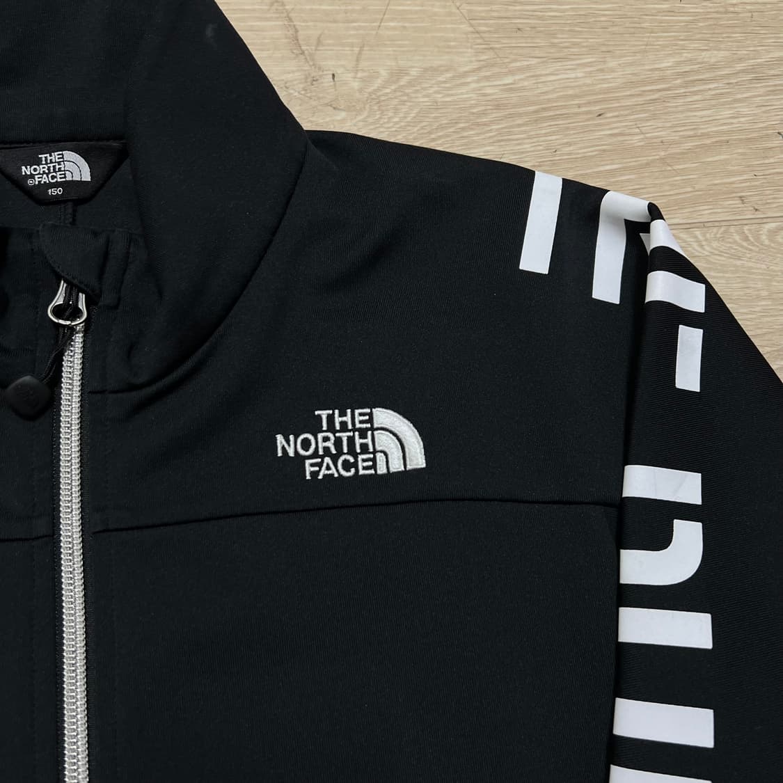노스페이스 키즈 암레터링 져지 트랙탑 자켓 [블랙] 150(10-11세) 상품이미지4