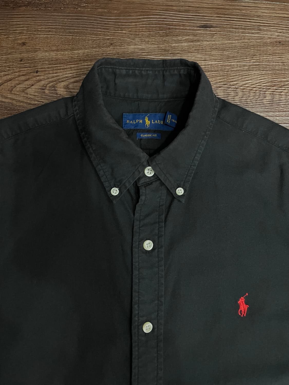 폴로 랄프로렌 블랙 클래식핏 셔츠 상품이미지1