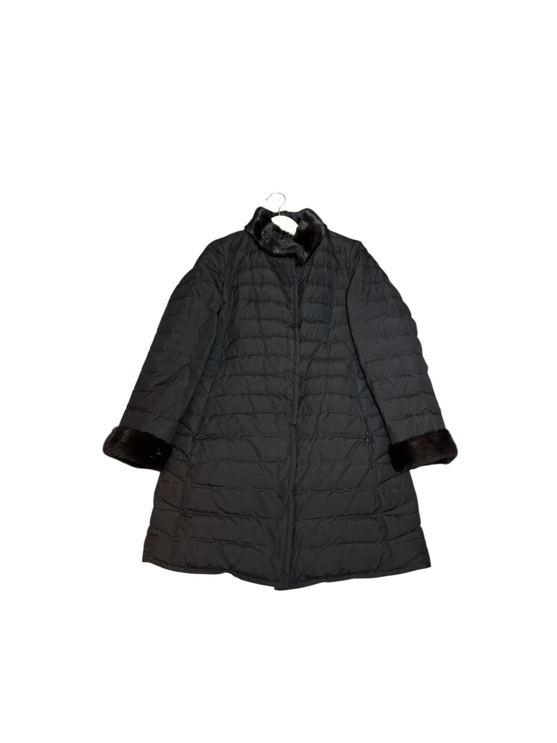 샤트렌 밍크 구스다운 롱 패딩 90 상품이미지1