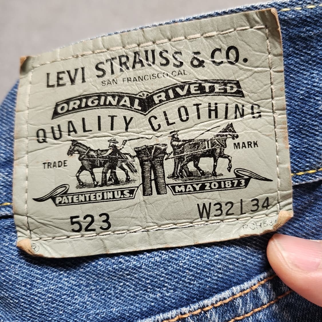 [32] 리바이스 523 청바지 데님팬츠 상품이미지3