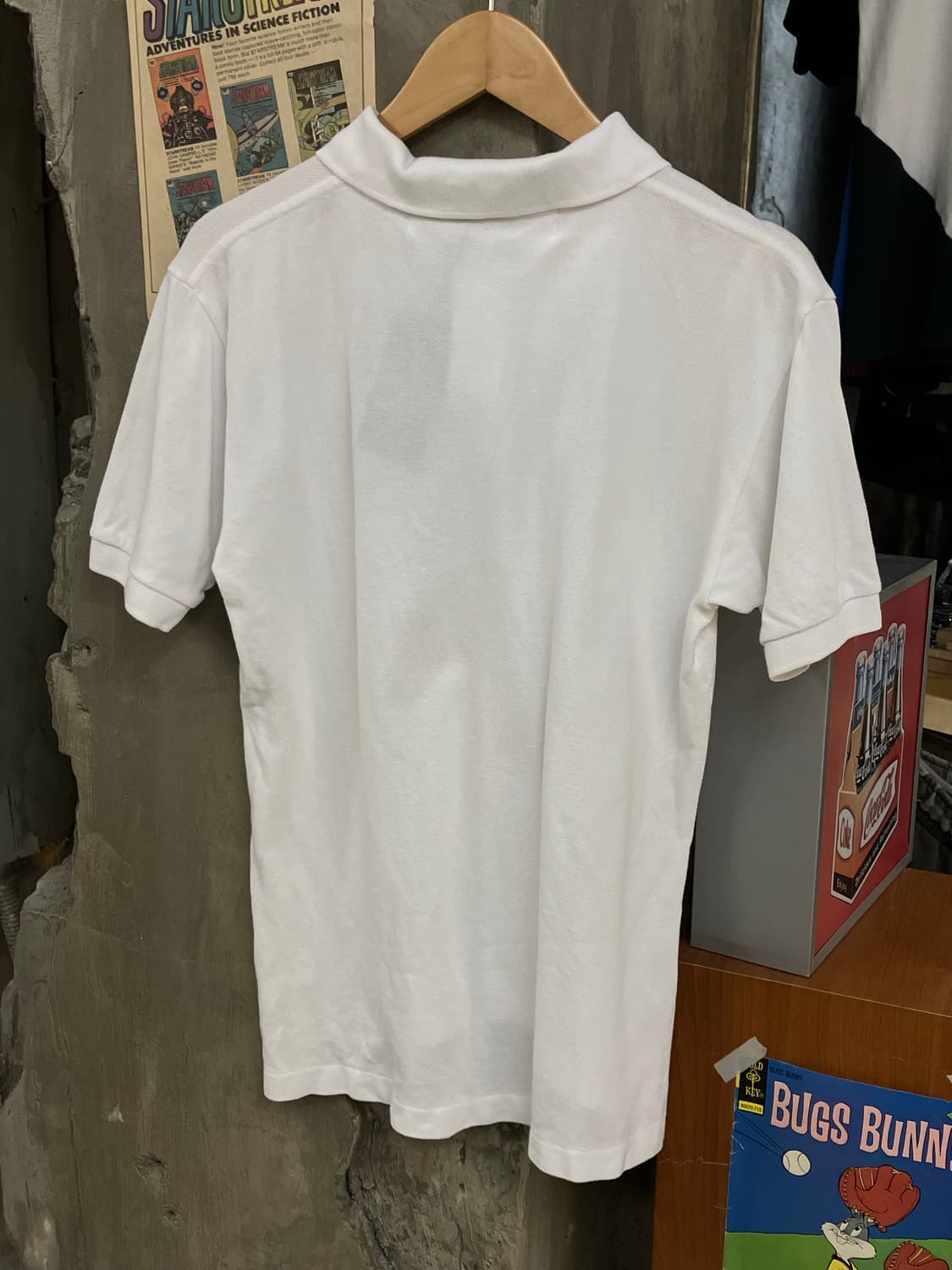 꼼데가르송 카라 티셔츠 화이트 S #csz912 상품이미지2