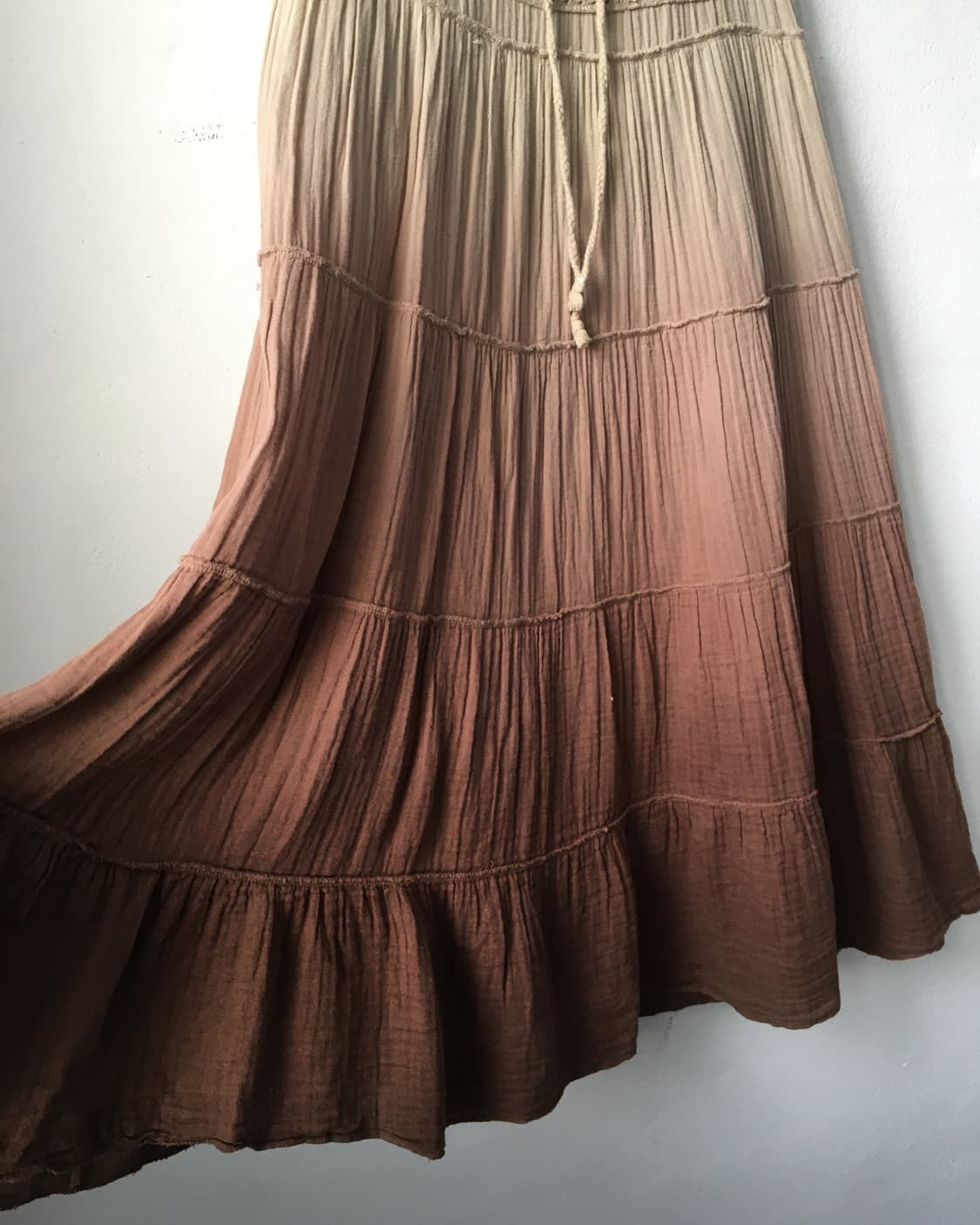 Crochet point Dyed skirt 상품이미지2