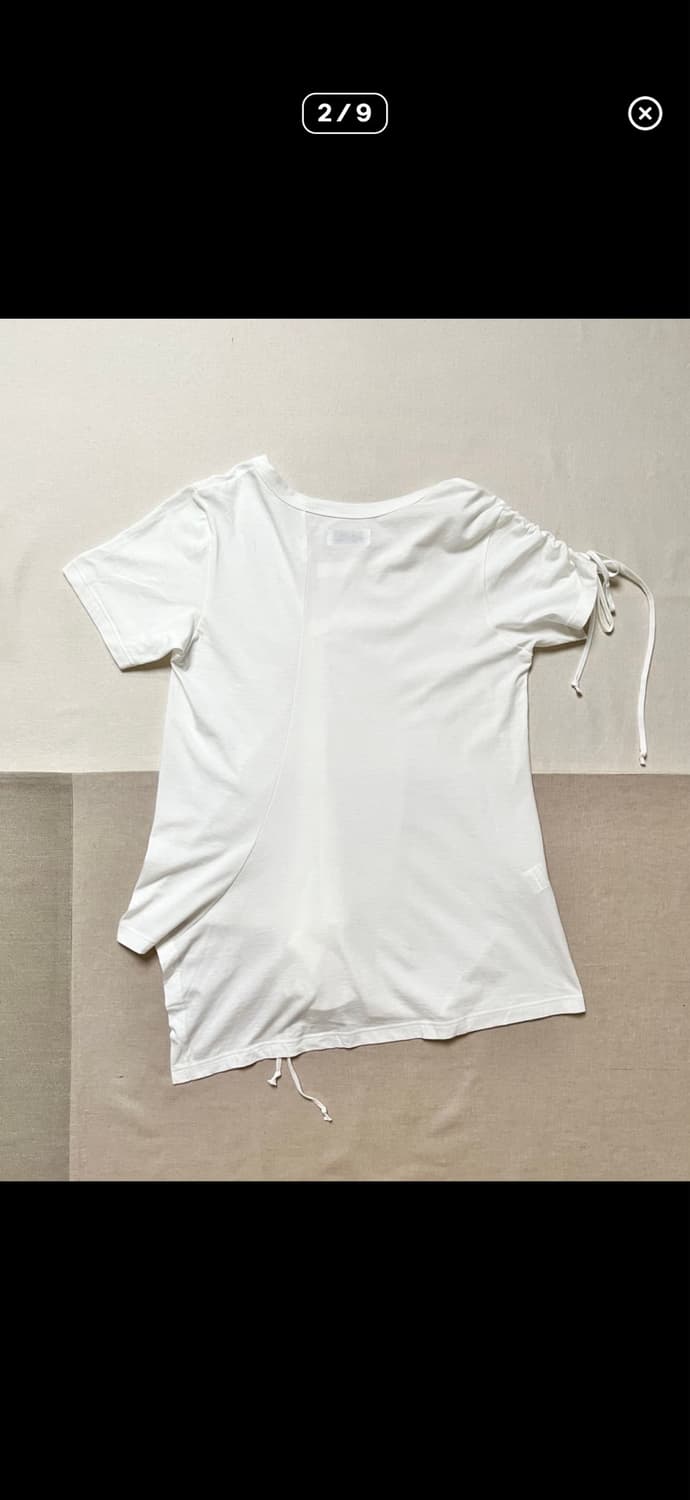 요지야마모토 syte 스트링 셔링 티셔츠 Yohji yamamoto 상품이미지2