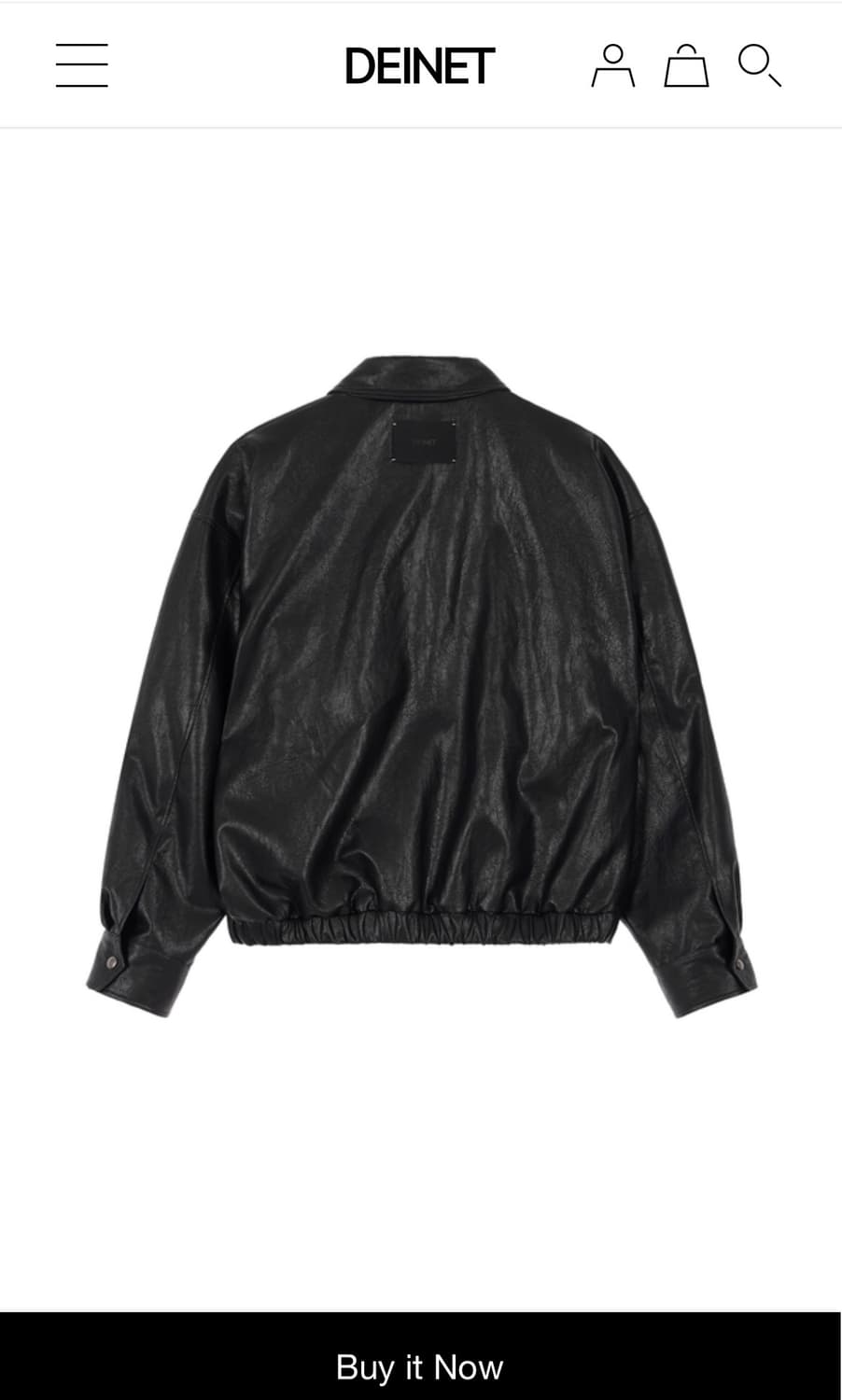 다이닛 레더 봄버 자켓  상품이미지2