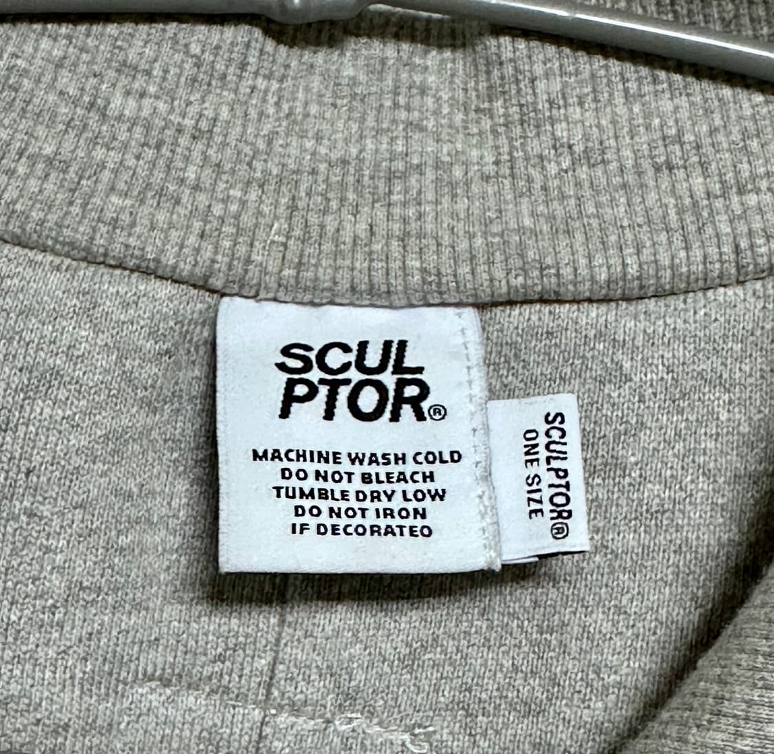 스컬프터 인사이드아웃 집업 멜란지그레이 상품이미지5