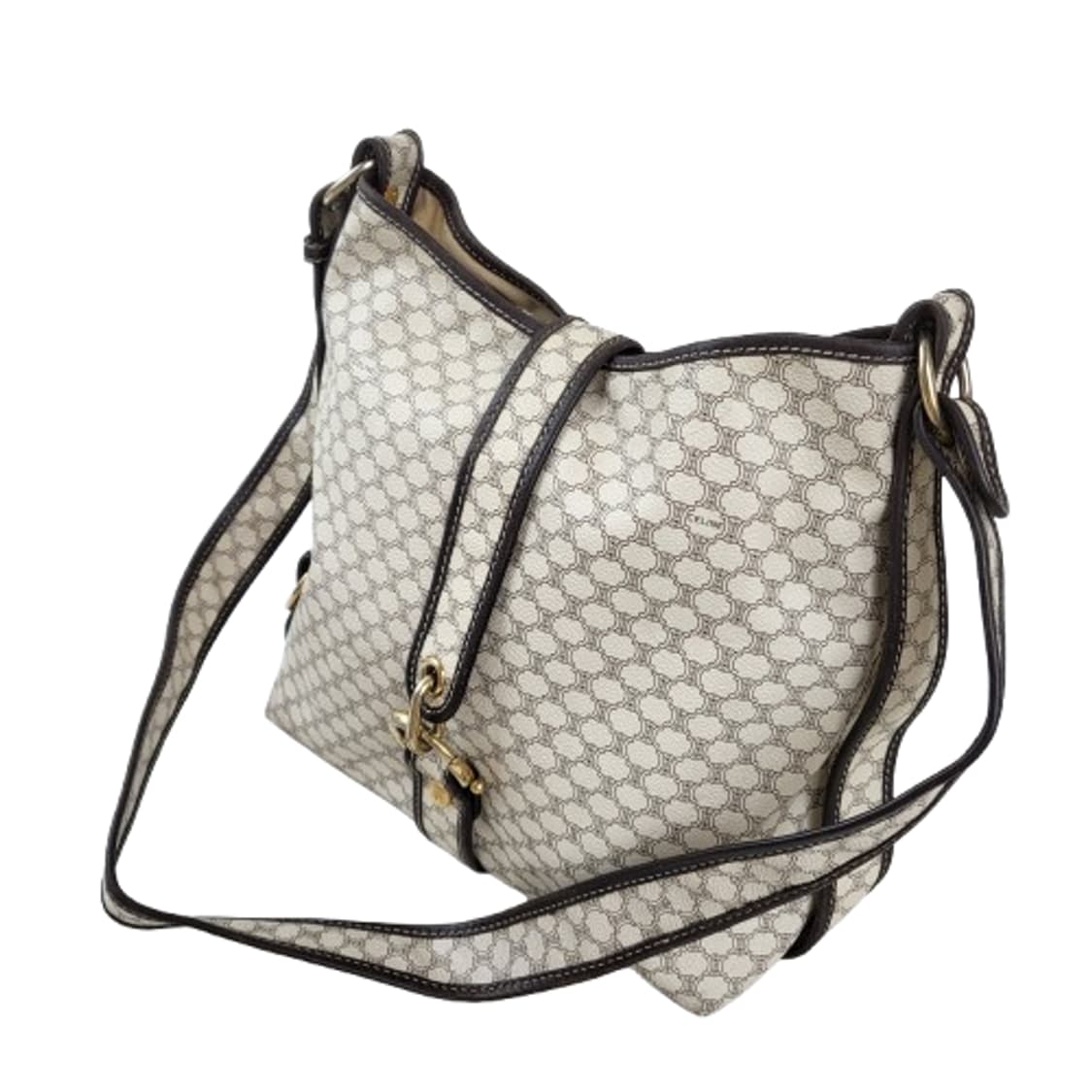 정품 셀린느 마카담 화이트브라운 크로스백 상품이미지5