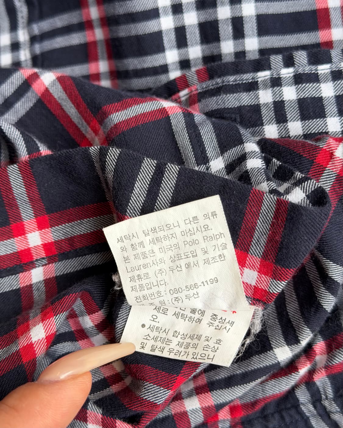 Polo Ralph Lauren 90s check shirt 상품이미지9