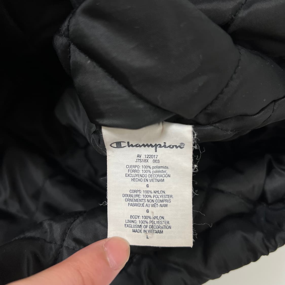 슈프림 X 챔피온 블랙 후드 아노락 점퍼 상품이미지7