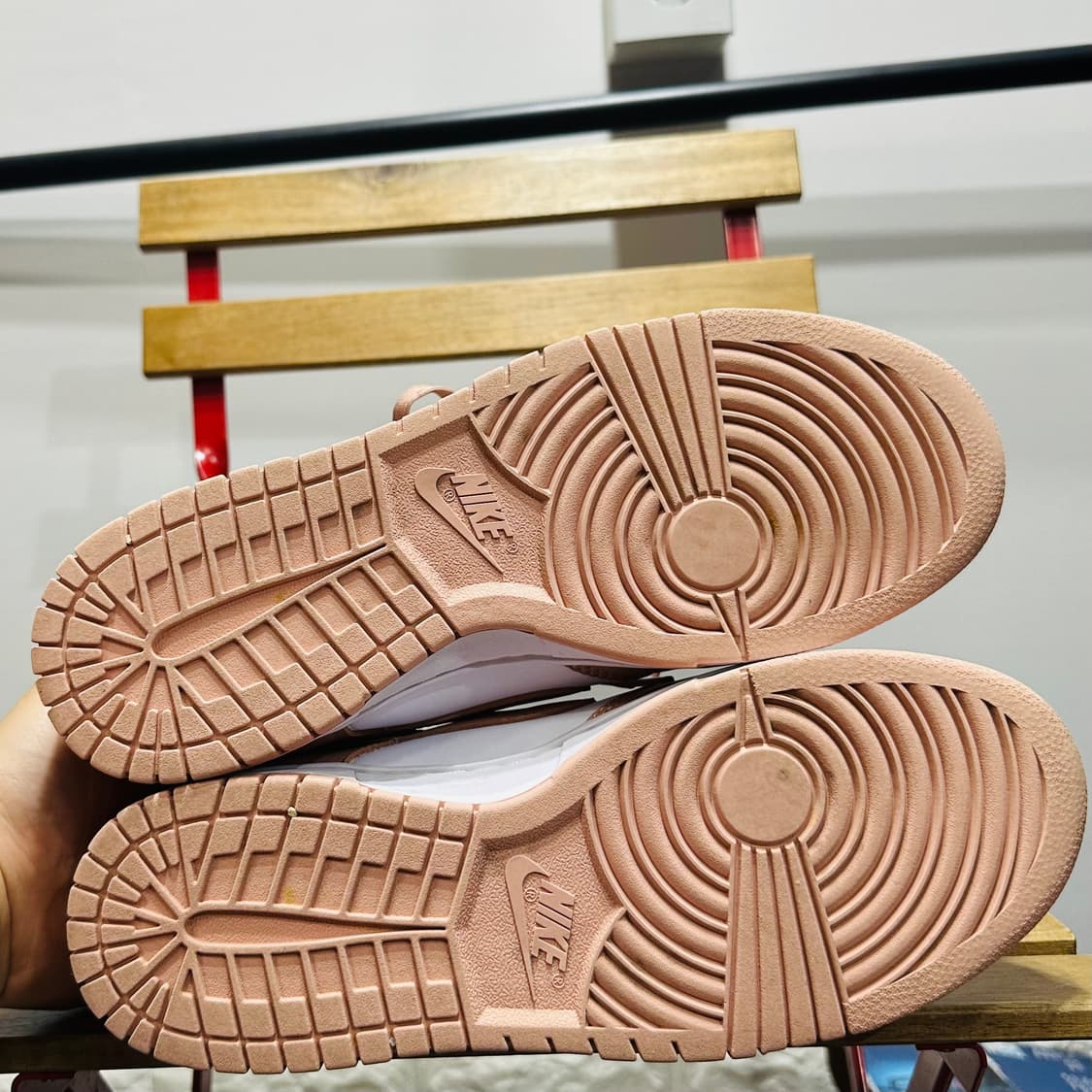 270) 나이키 운동화 남성 남자 신발 덩크 로우 핑크 화이트 운동화 상품이미지6