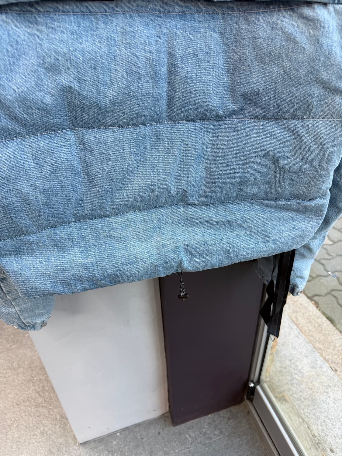 XS/ 언래블 프로젝트 다운 데님 패딩점퍼 상품이미지9