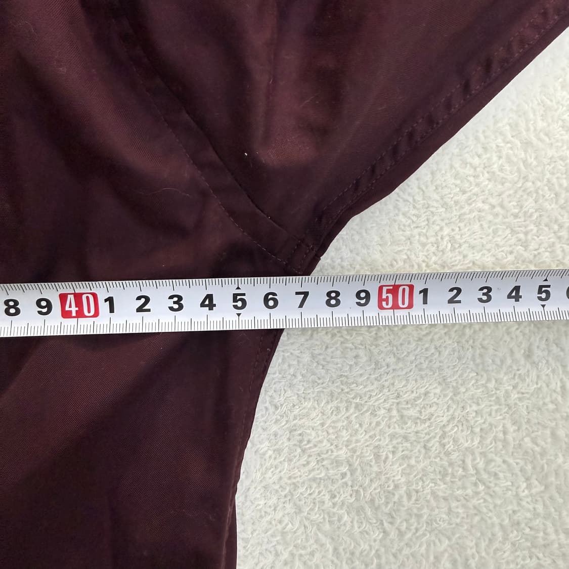 S GU 버건디 긴팔 셔츠 0429T 상품이미지5
