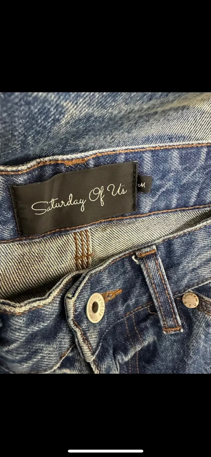 STU 와이드 엠보 데님 (M) 상품이미지2