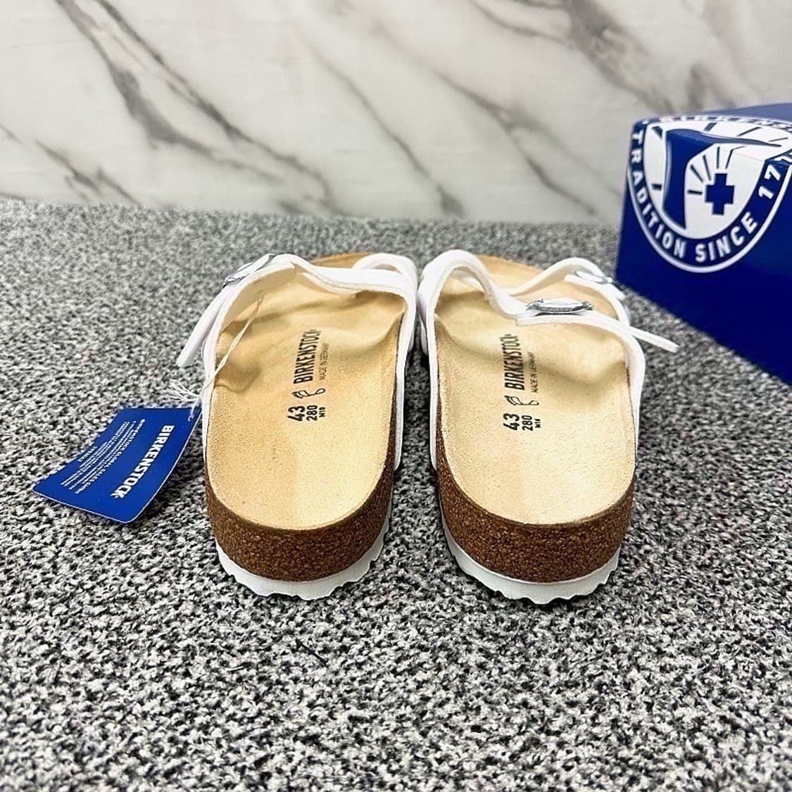 (정품/새상품) BIRKENSTOCK 버켄스탁 남성 마야리 화이트 상품이미지2
