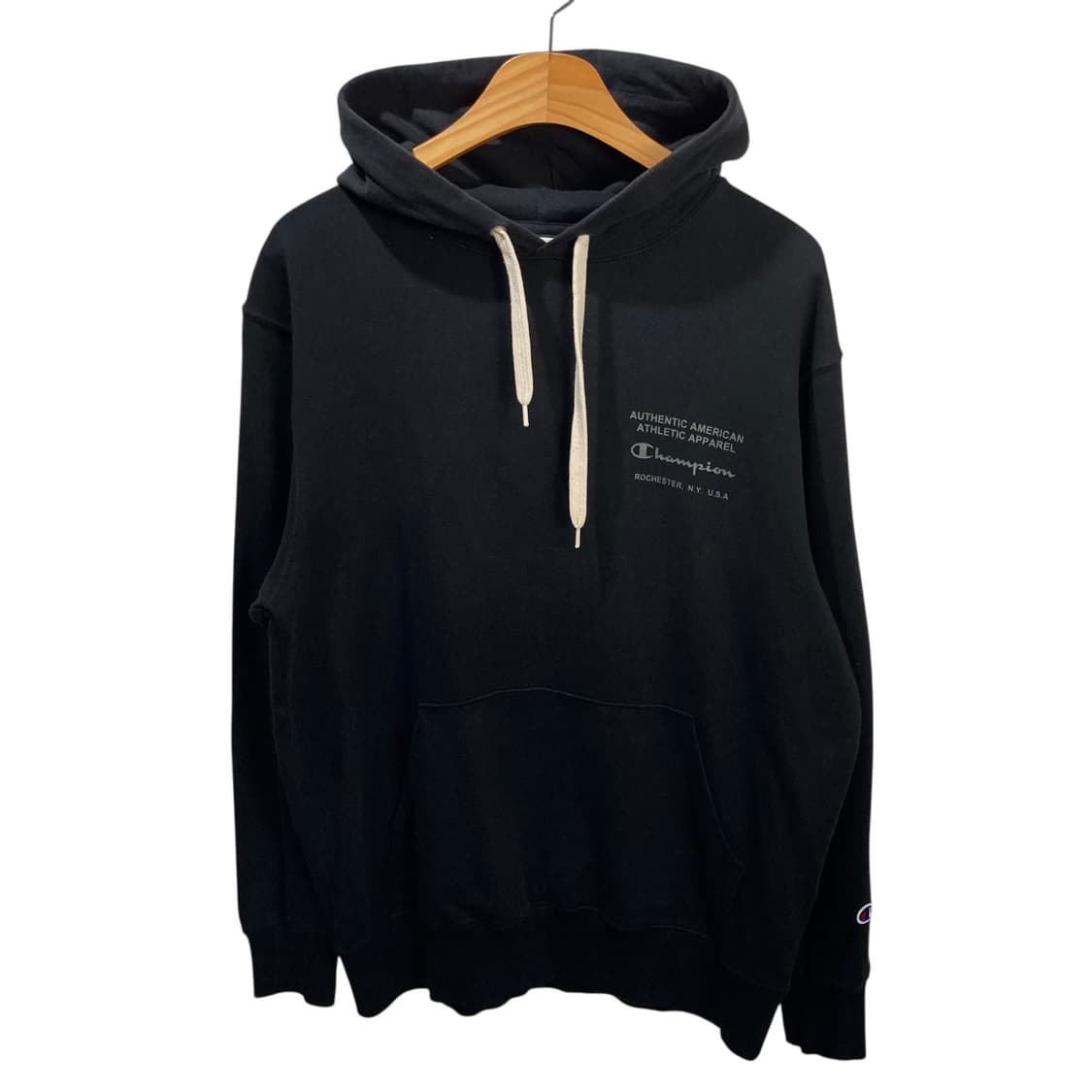 챔피온 블랙 후드 상품이미지2