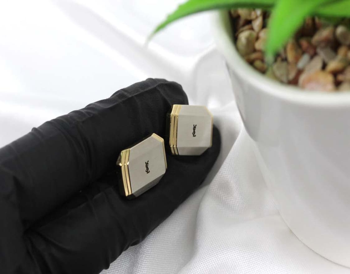입생로랑 A-등급 남자 명품 커프스 빈티지 1% 할인 상품이미지5