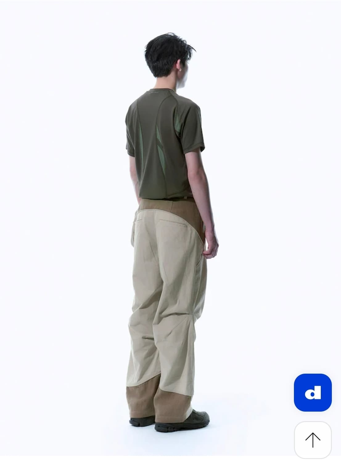 [새상품] 산산기어 리넨 블록 팬츠 베이지 3사이즈 상품이미지2