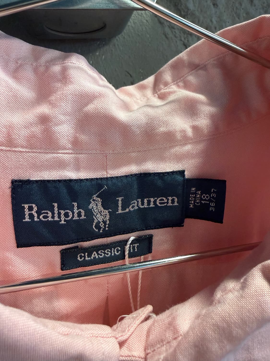 폴로랄프로렌 POLO 클래식핏 옥스포드 셔츠 핑크 105 상품이미지5