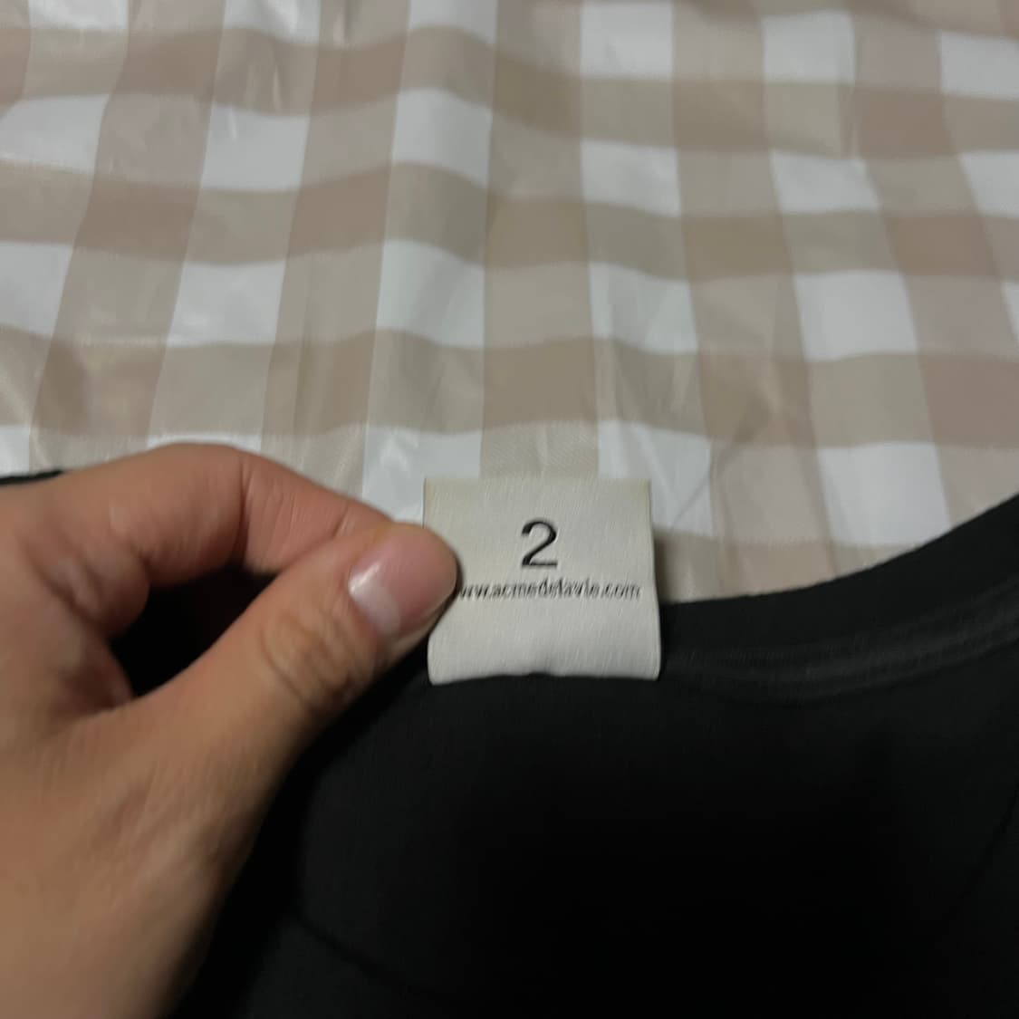 아크메드라비 반팔 2 반팔 블랙 검정 프린팅 빈티지 상품이미지3