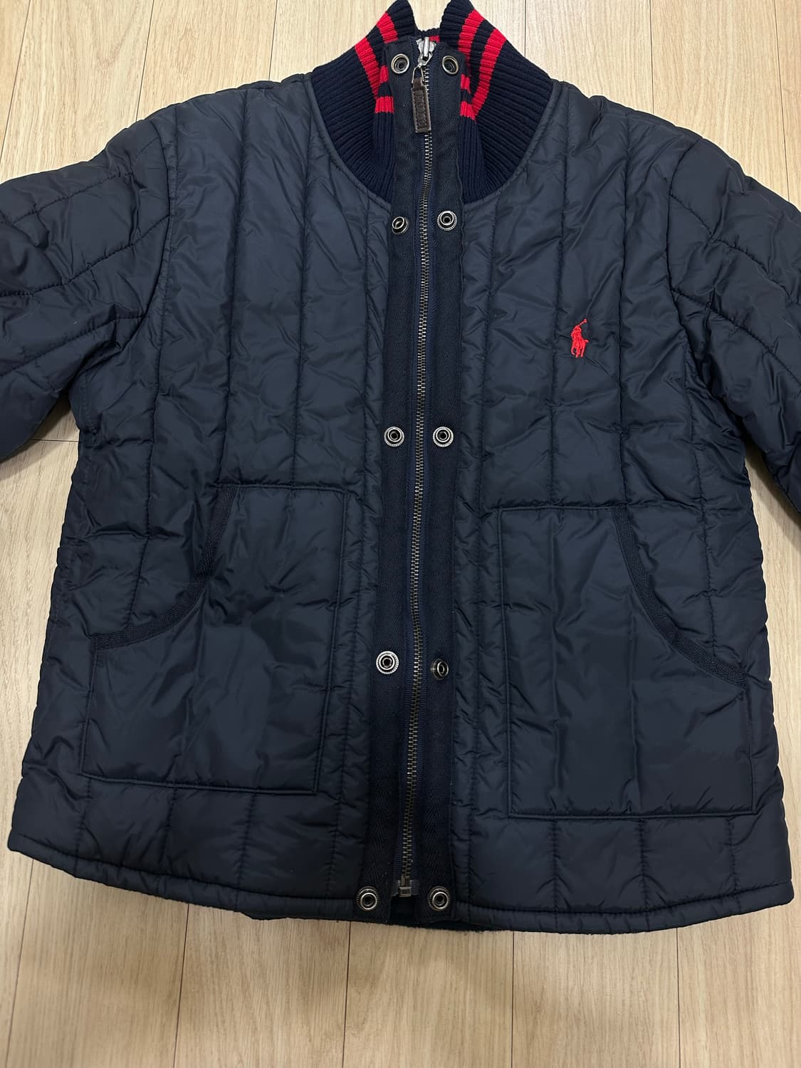 폴로 해외판 두툼 누빔 크롭자켓 레어템 44-55 상품이미지3