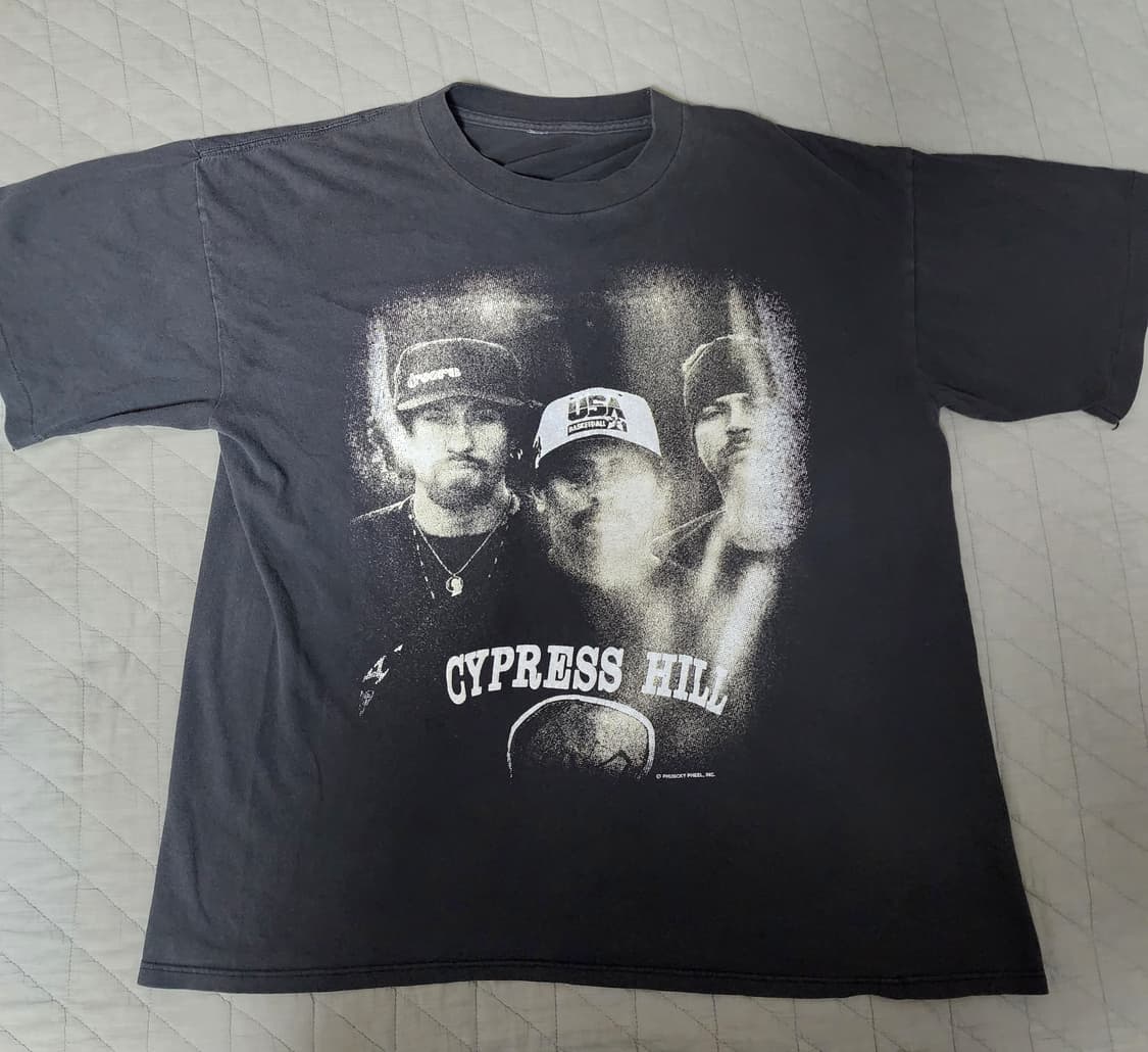 [OS] 90s 사이프레스힐 cypress hill  빈티지 랩티 밴드티 상품이미지1