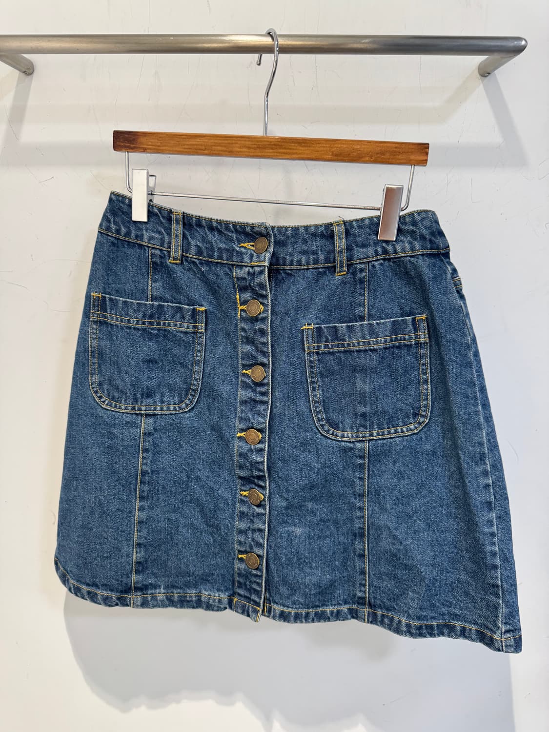 japanese vintage skirt 포켓 청스커트 상품이미지1
