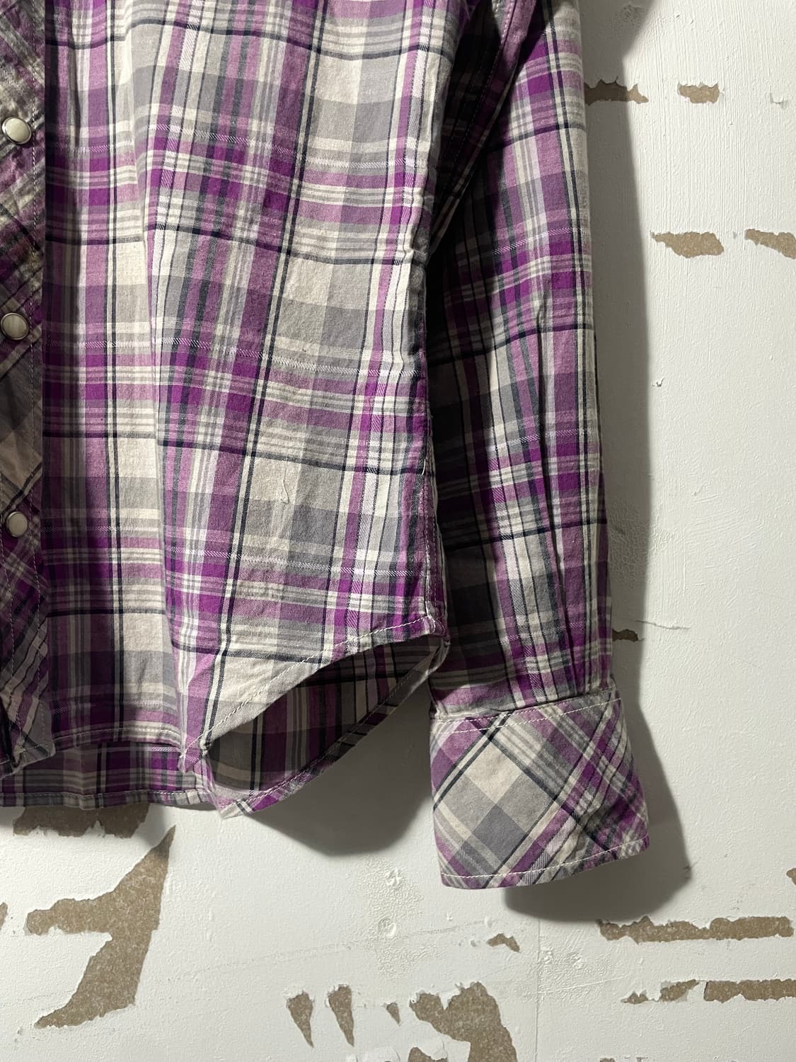 트루릴리전 웨스턴 체크셔츠 상품이미지4