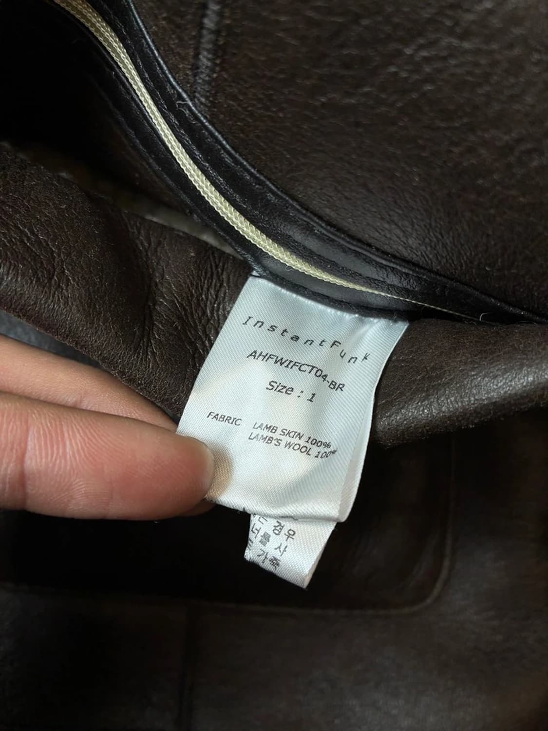 인스턴트펑크 100% 램스킨 램스울 리버시블 무스탕 코트 PN7844 상품이미지10