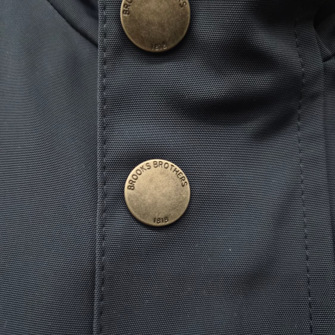 브룩스브라더스 네이비 컬러 하프 코트 남성 XS 상품이미지2