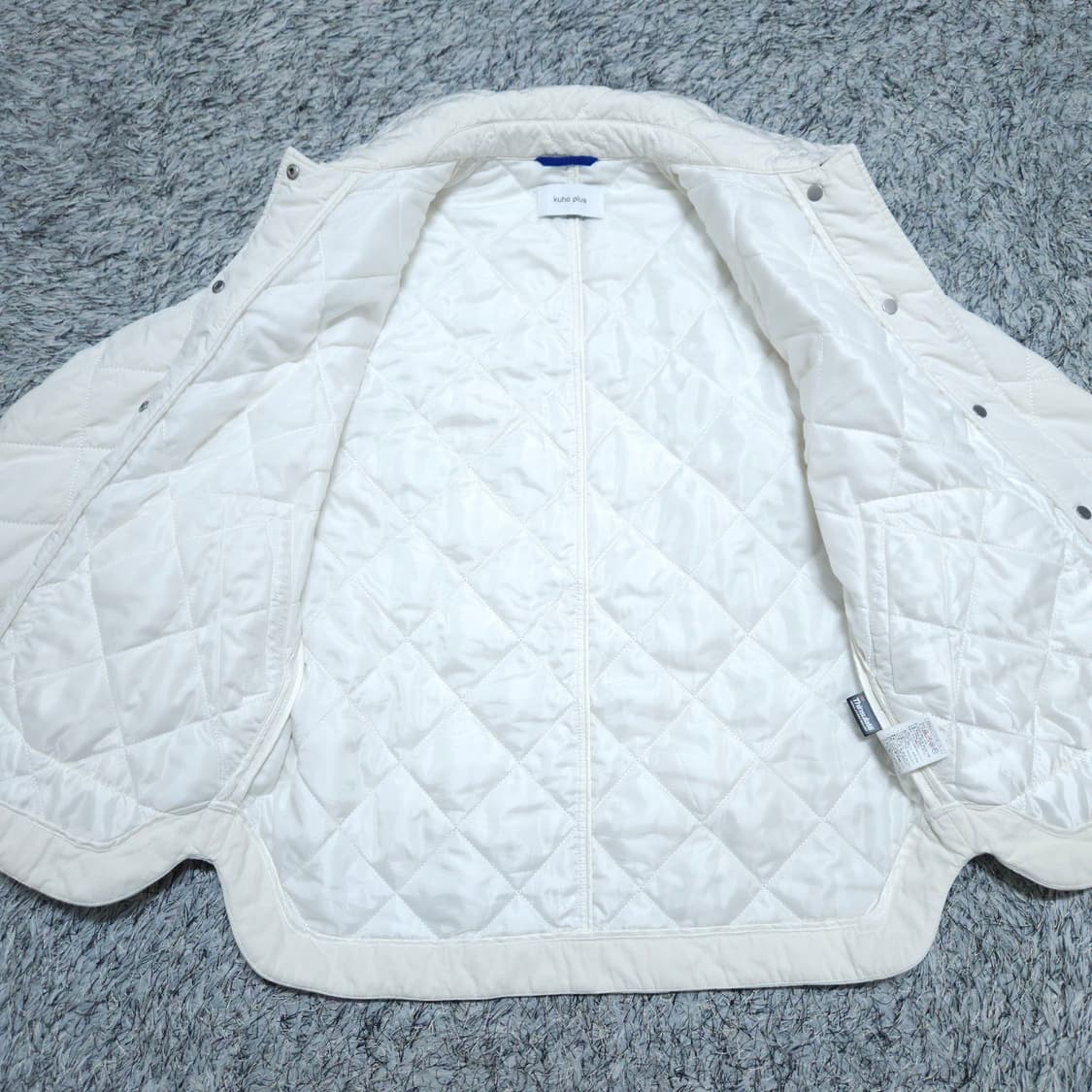 구호플러스) Free 퀄티드 패딩자켓 아이보리 / 왕눈이샵 상품이미지8