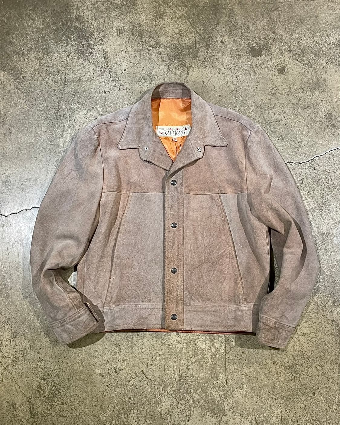 Chica 소가죽 스웨이드 웨스턴 재킷 (B5168) 상품이미지1