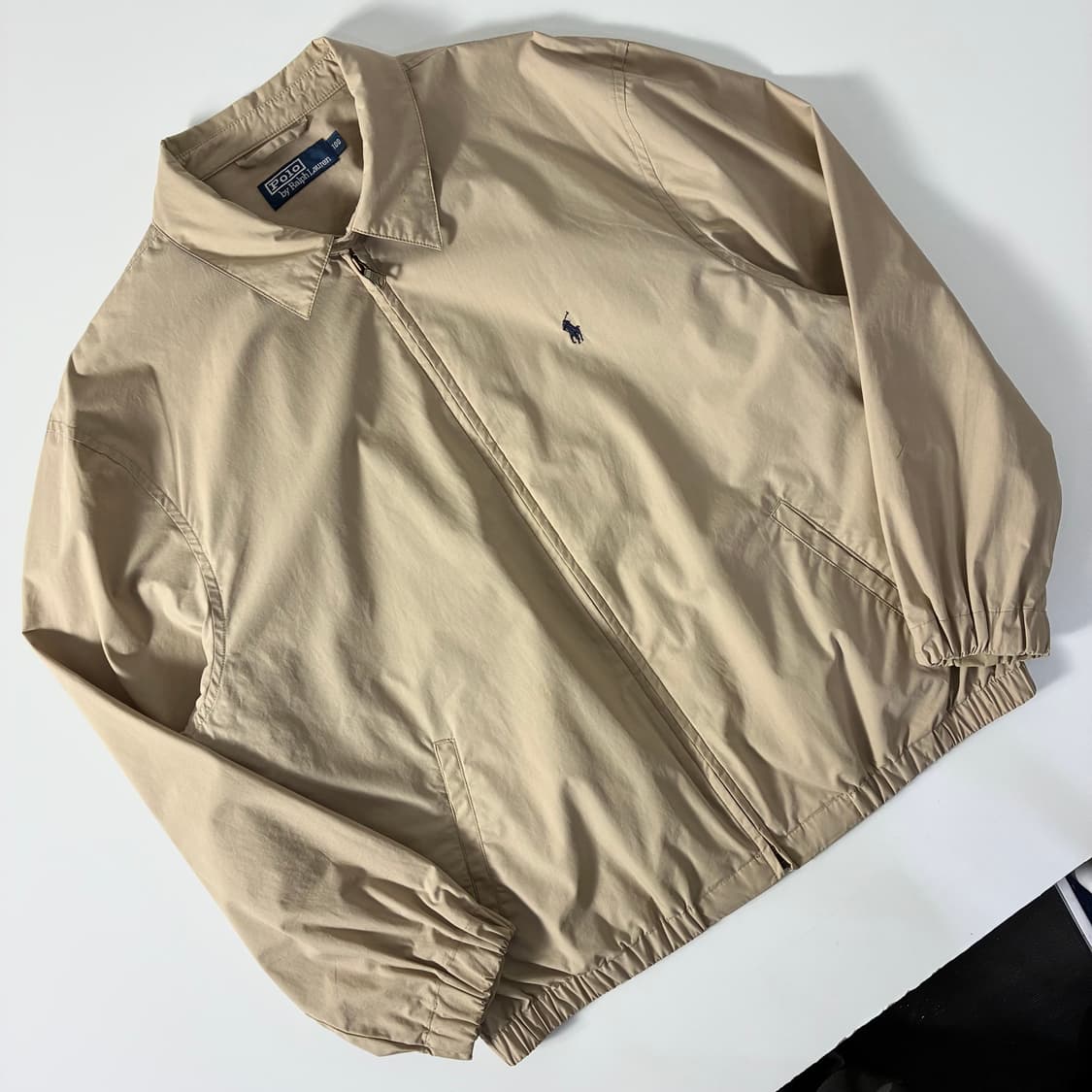 Polo  폴로 랄프로렌 자수 베이지 코튼 쉘 블루종 자켓   상품이미지2