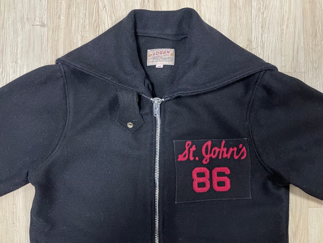 95) 40's 로건니팅밀즈 레터맨 카뎃코트(RRL&LVC&폴로) 상품이미지5