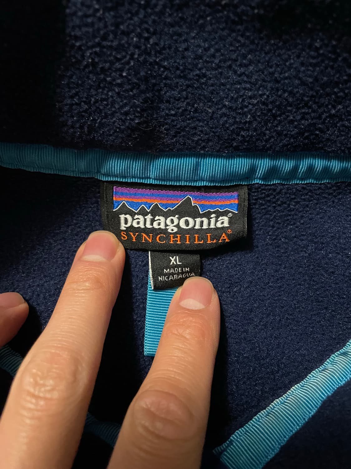 파타고니아 신칠라 레드 네이비 [XL] 상품이미지6