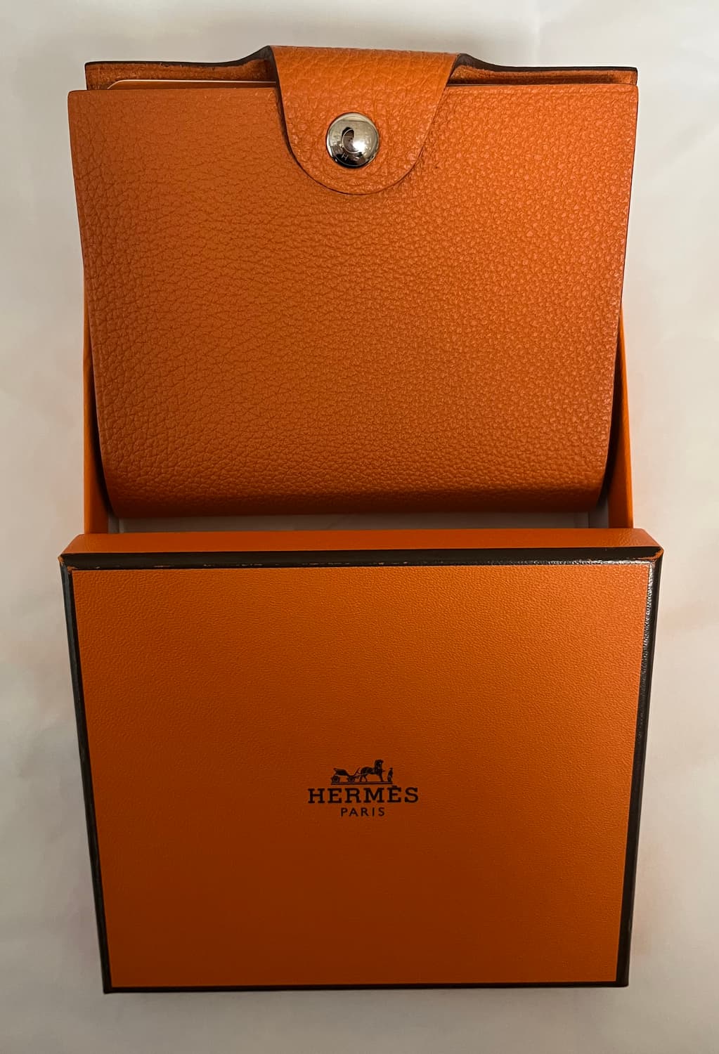 에르메스 다이어리 커버 율리스 아젠다 PM 오렌지색 수첩 상품이미지1