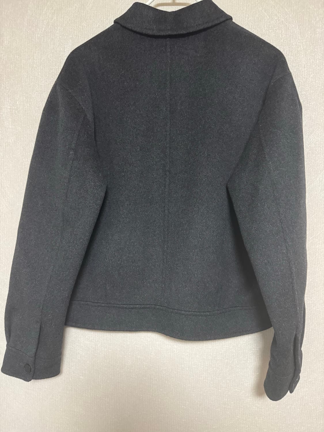 자라 Origins 100% 울 더블 페이스드 자켓 그레이 L사이즈 상품이미지2