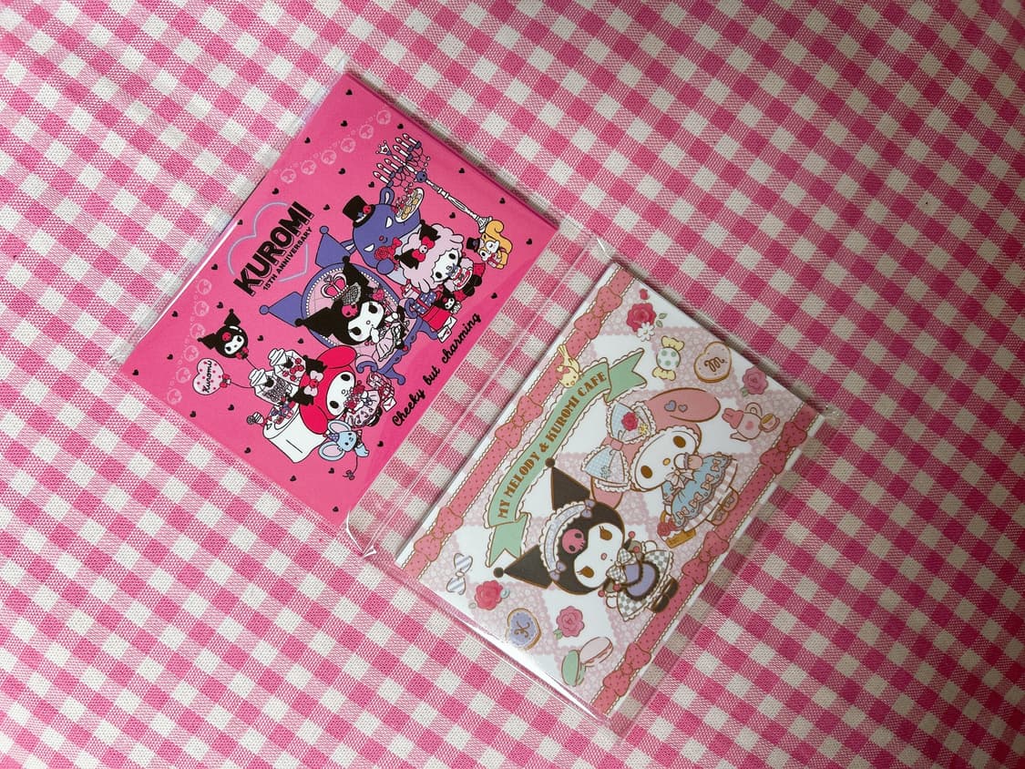 쿠로미+마이멜로디 도무송 마감 스티커 80장 상품이미지2